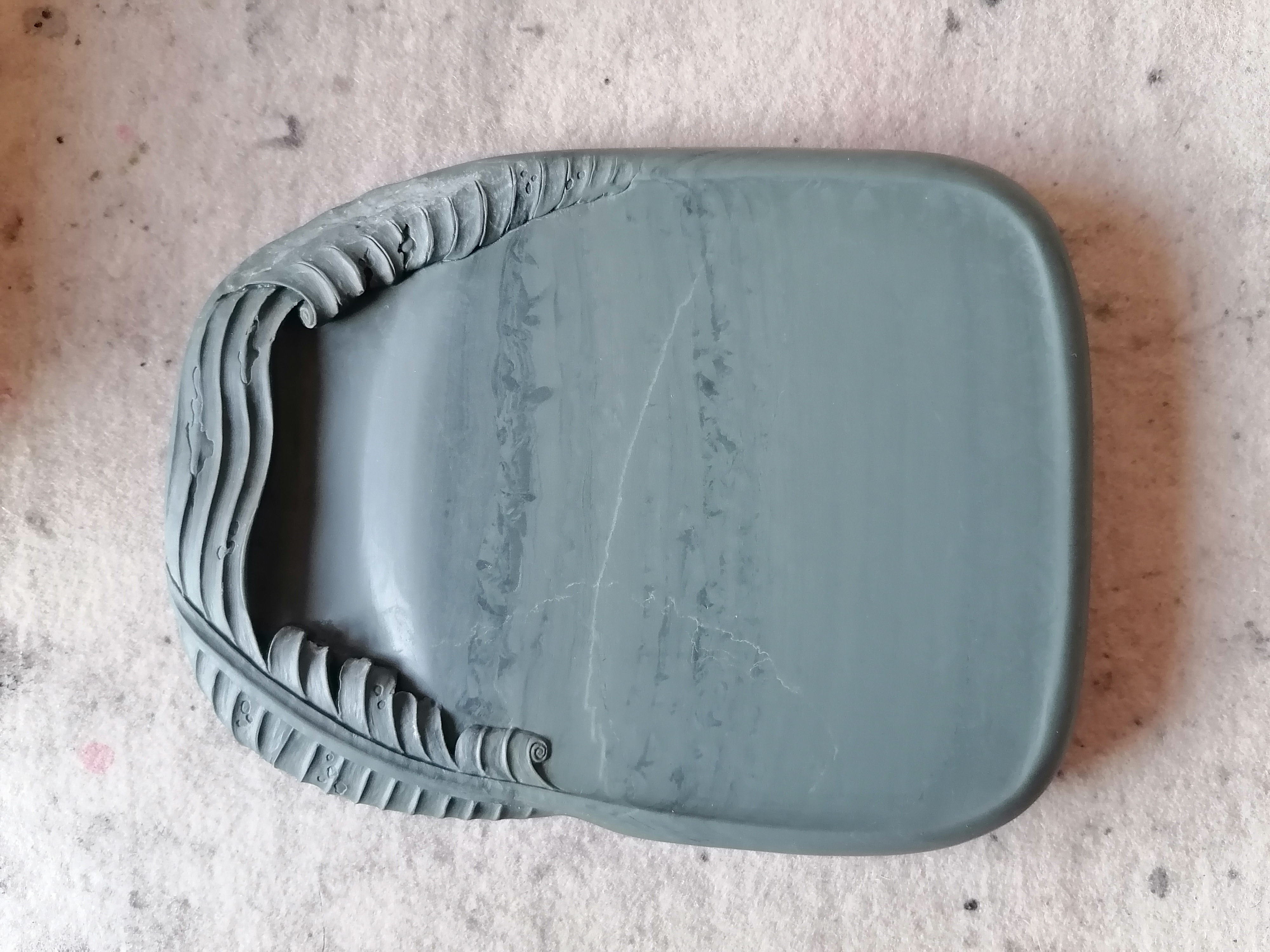 水泉湾 鹊桥纹 洮河砚  