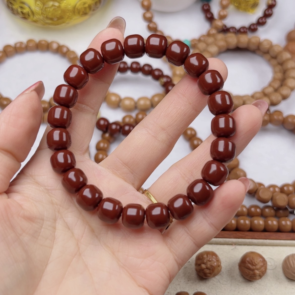 【闪购商品】猴头核桃手串心**选