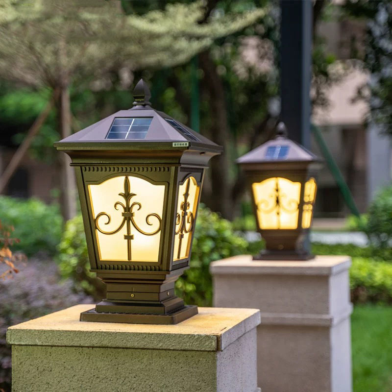 【双11特惠】太阳能柱头灯LED户外防水庭院别墅墙头围墙大门灯大