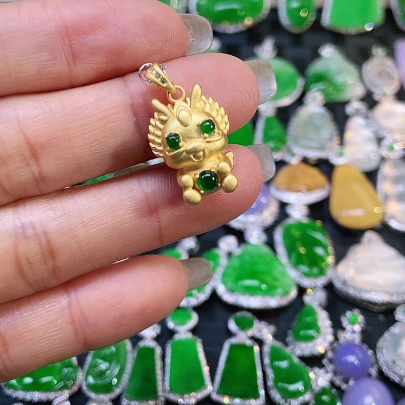 【闪购商品】翡翠翡翠银S925镶嵌
