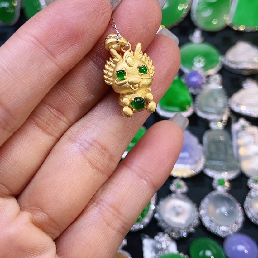 【闪购商品】翡翠翡翠银S925镶嵌