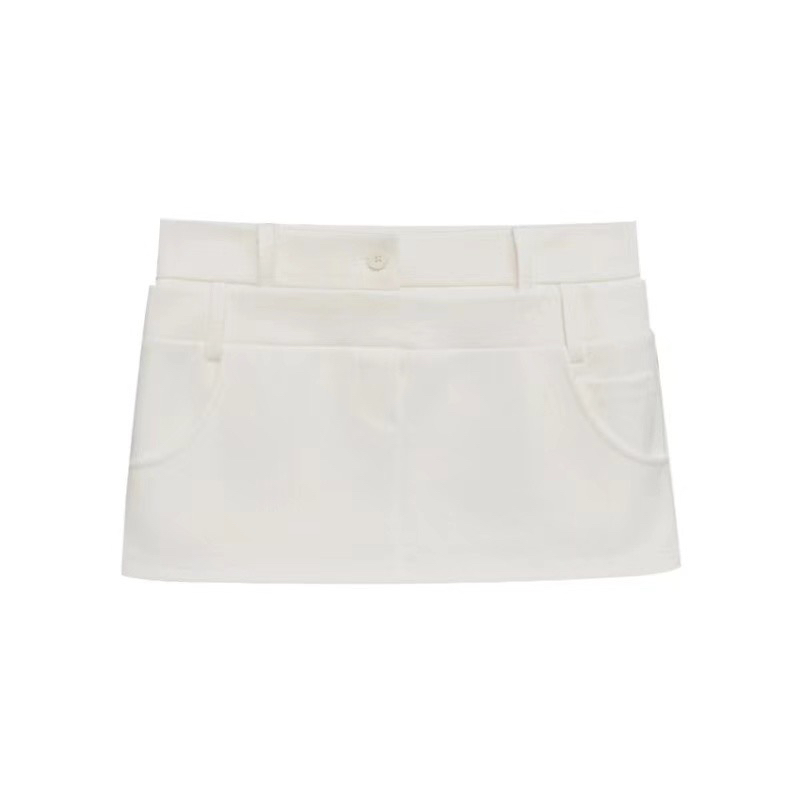 梦梦 MENGMENG｛一双大长腿 修身显瘦双头腰百搭包臀裙}