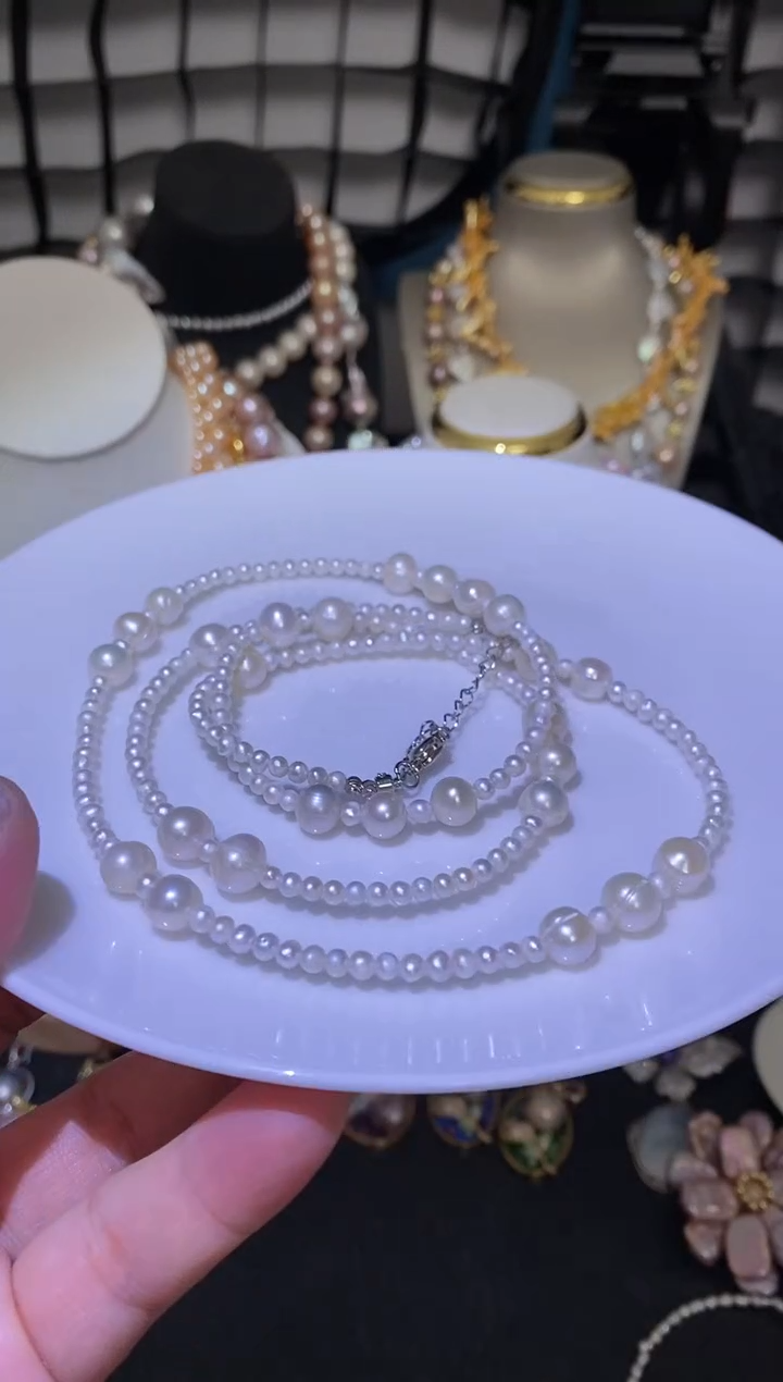 【闪购商品】淡水珍珠项链未镶嵌多人