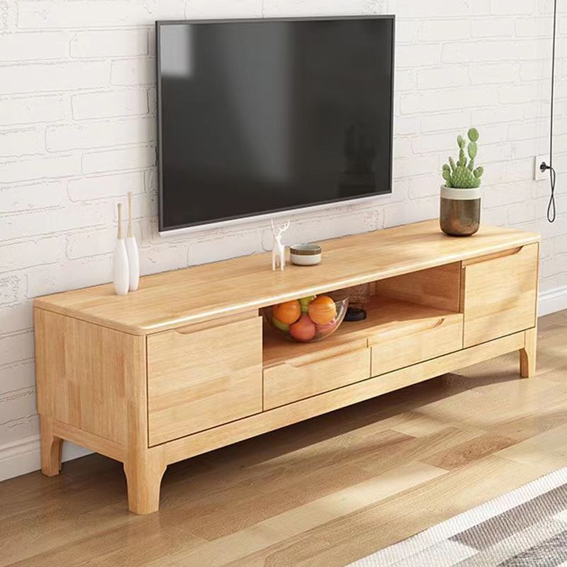 北欧风实木电视柜茶几组合家用茶几套装小户型2024电视机柜经济型
