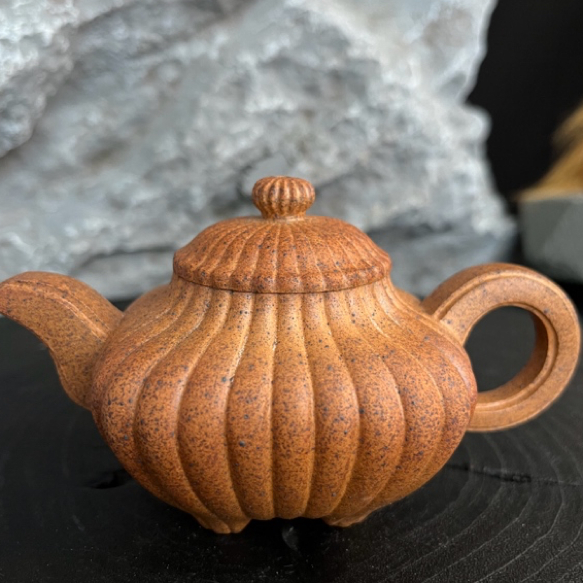 黄龙山原矿高温段 筋纹传炉140毫升