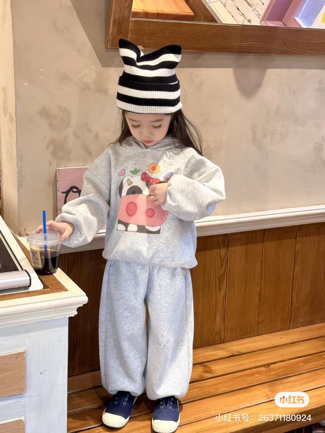 「米淘」新秋款儿童卫衣卫裤（扣号链接）