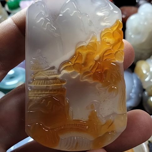 【闪购商品】玛瑙/玉髓吊坠未镶嵌用****6