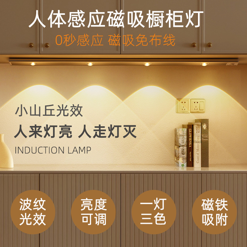 【VIP客户大额专拍链接】橱柜灯充电式人体感应酒柜鞋柜无线磁吸