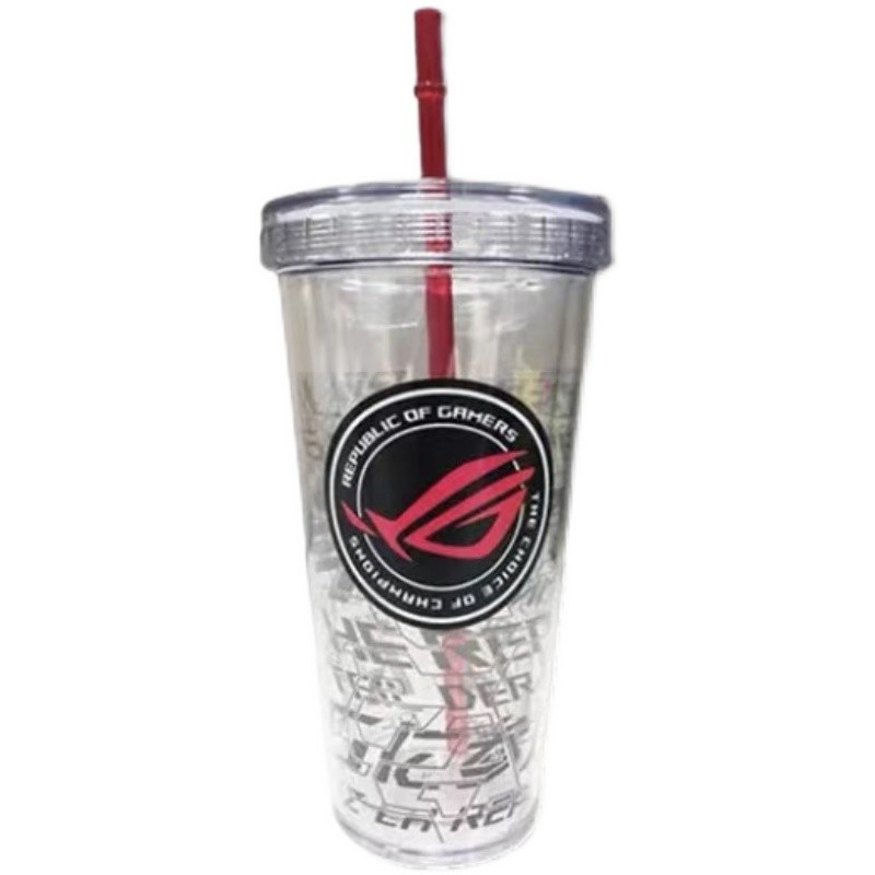 95新 ROG/玩家国度 ROG 吸管杯 玩家国度 华硕 周边  吸管杯
