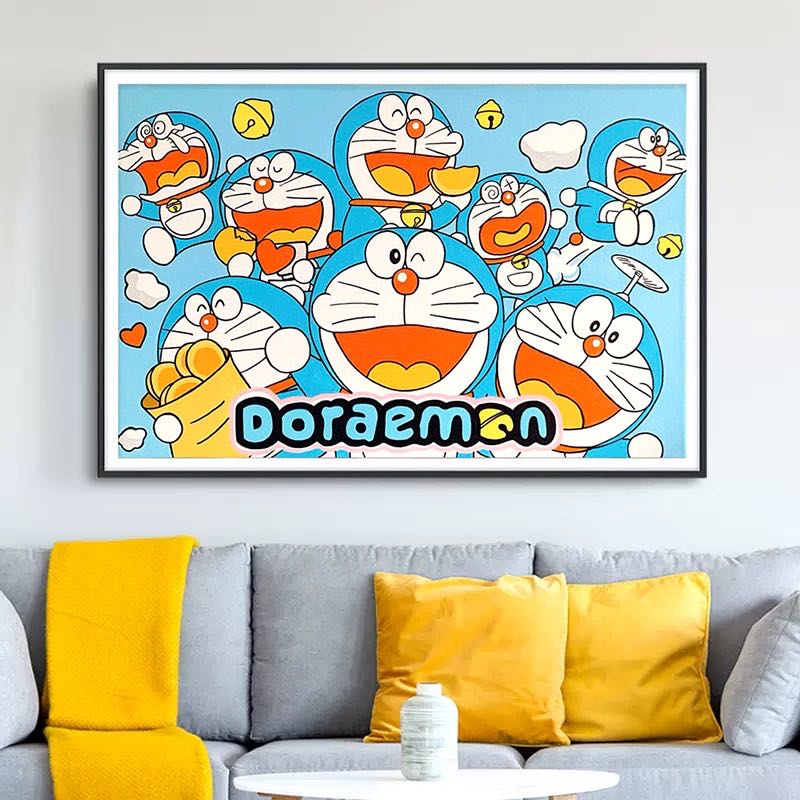 十字绣套件：叮当猫86×60大格四股绣11色（新手推荐）