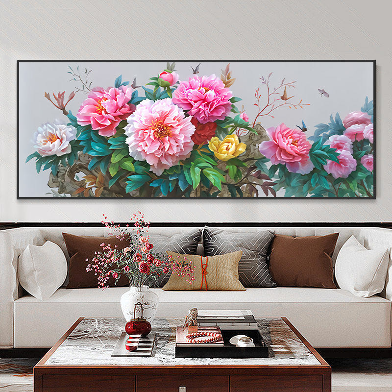 芯香芳华十字绣（满绣52色）有四个尺寸，新手可绣