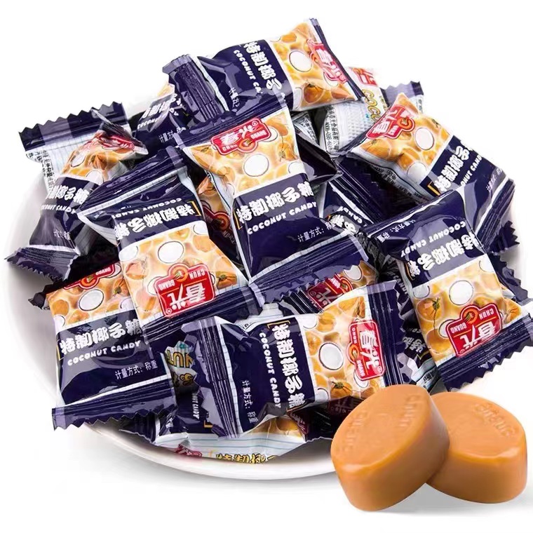 正宗特浓椰子糖250g/500g散装特制硬糖批发年货休闲零食喜糖