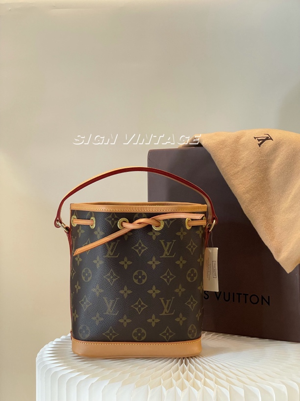 95新 LouisVuitton/路易威登 老花noe迷你限定1000只水桶包