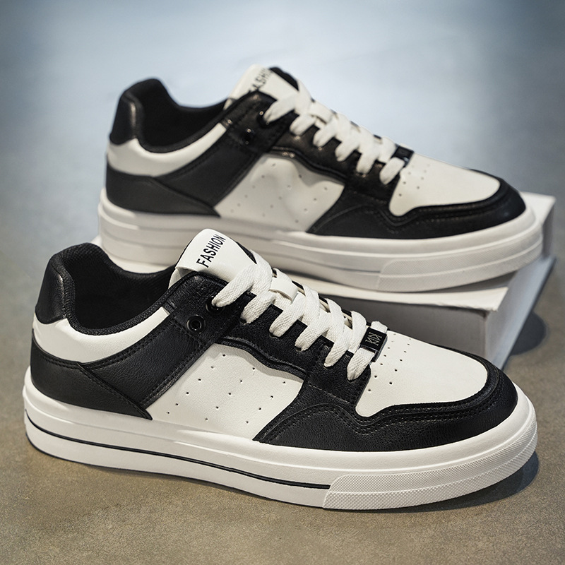 小白鞋男鞋夏季新款透气鞋子男学生韩版潮流百搭运动休闲平板鞋男