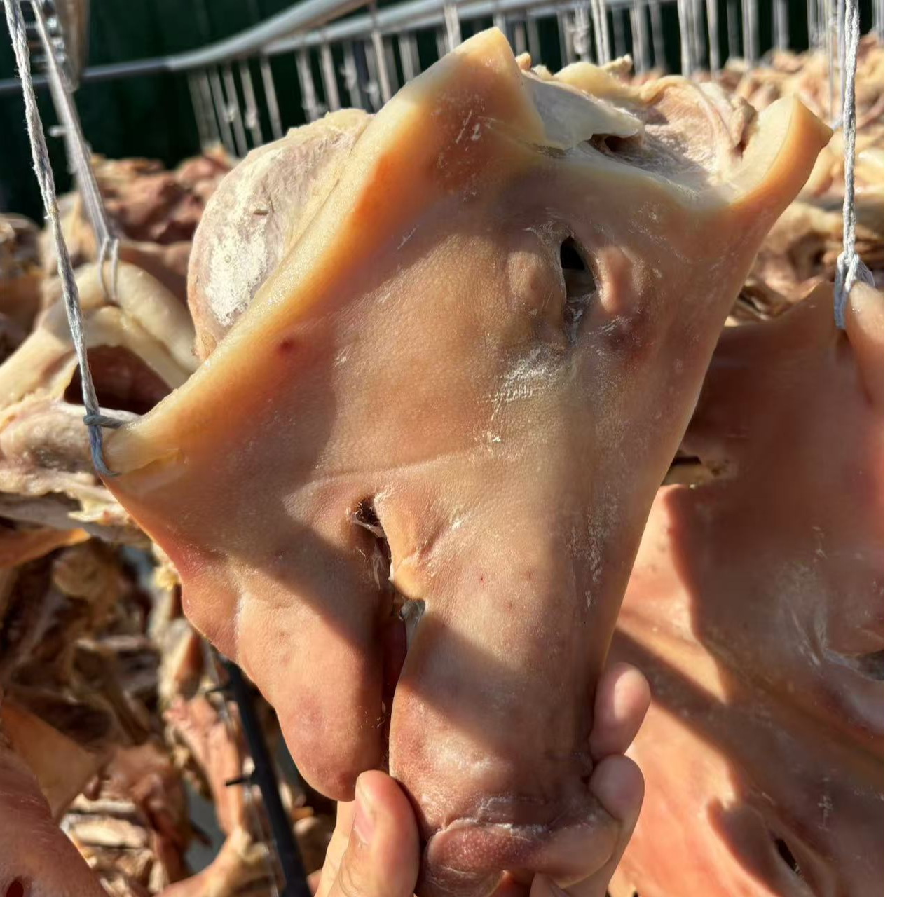 醉农庄园盐城特产 步凤风味 半边咸猪头腊猪头 不带耳朵不带口条