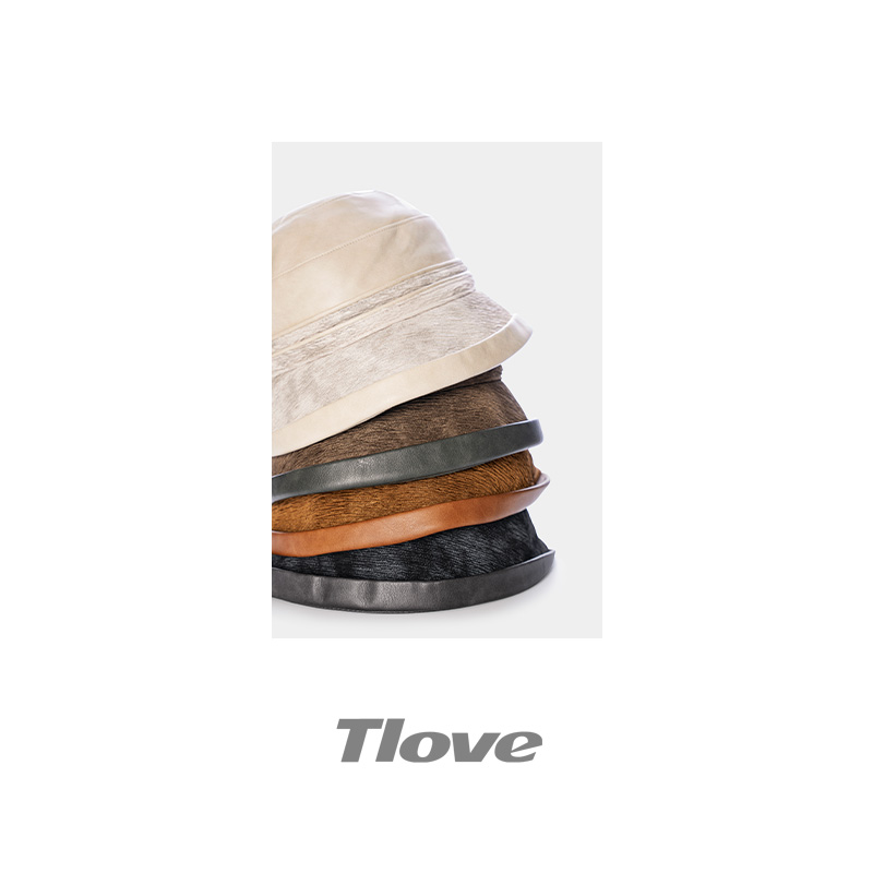 9767+TLOVE 新款时尚百搭高档休闲逛街渔夫帽