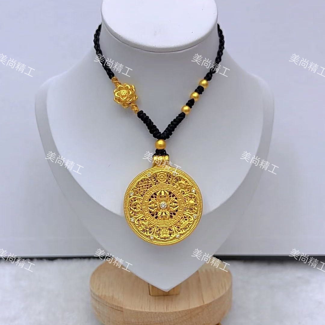 铜合金吊坠 【精美金刚杵罗盘】时尚大气 百搭 传承 个性 精工 优美