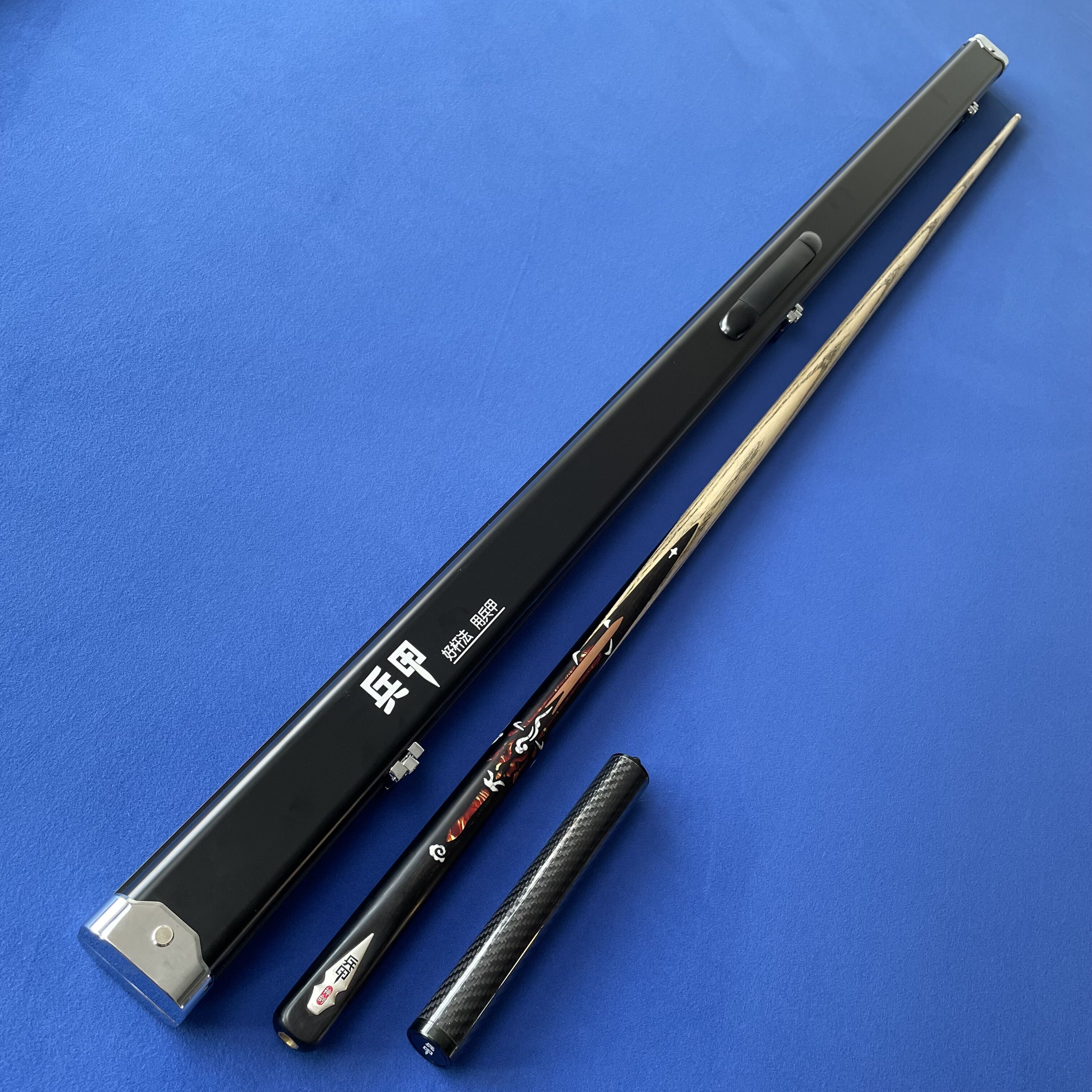 全新兵甲穿云剑进口白蜡木前节中式八球品牌球杆台球杆（全套配件）