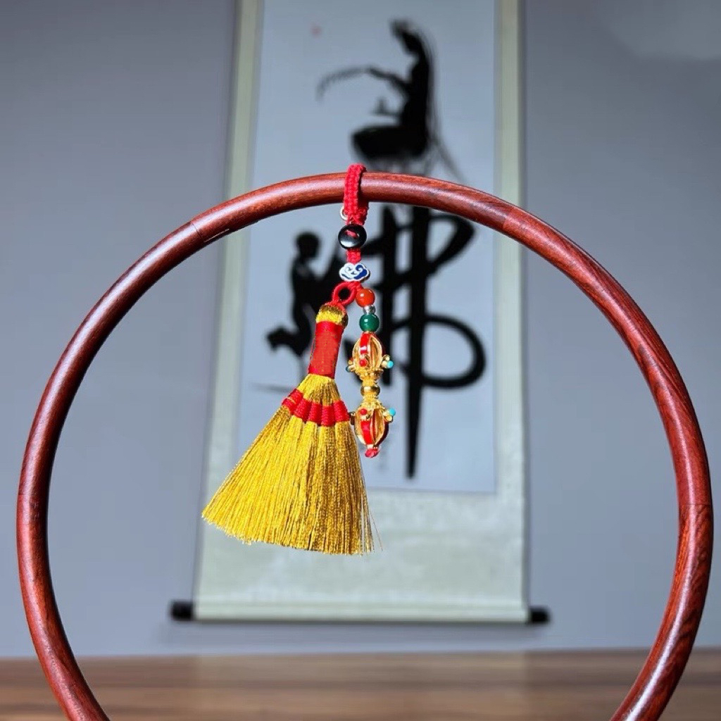 菩斋阁 拂尘钥匙扣 【 0221】