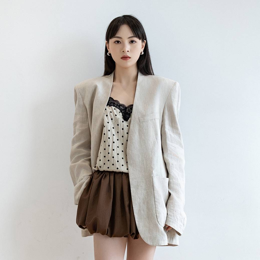 GUDDLABB无领西装LAB041A30