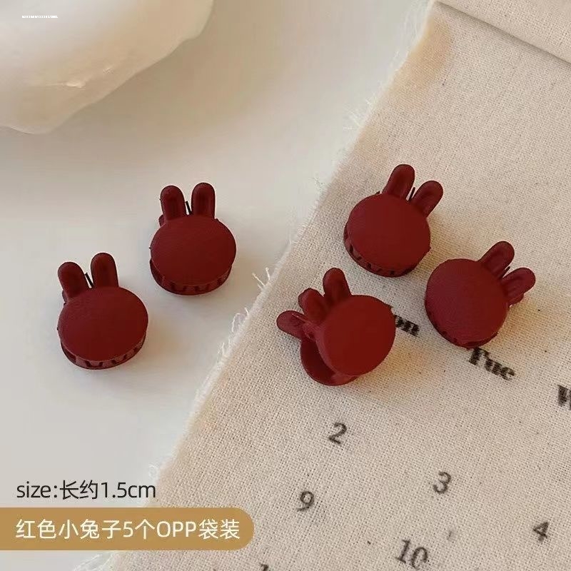 简约显白ins甜美韩系温柔耐用气质小众2023质感优雅迷你小抓夹百
