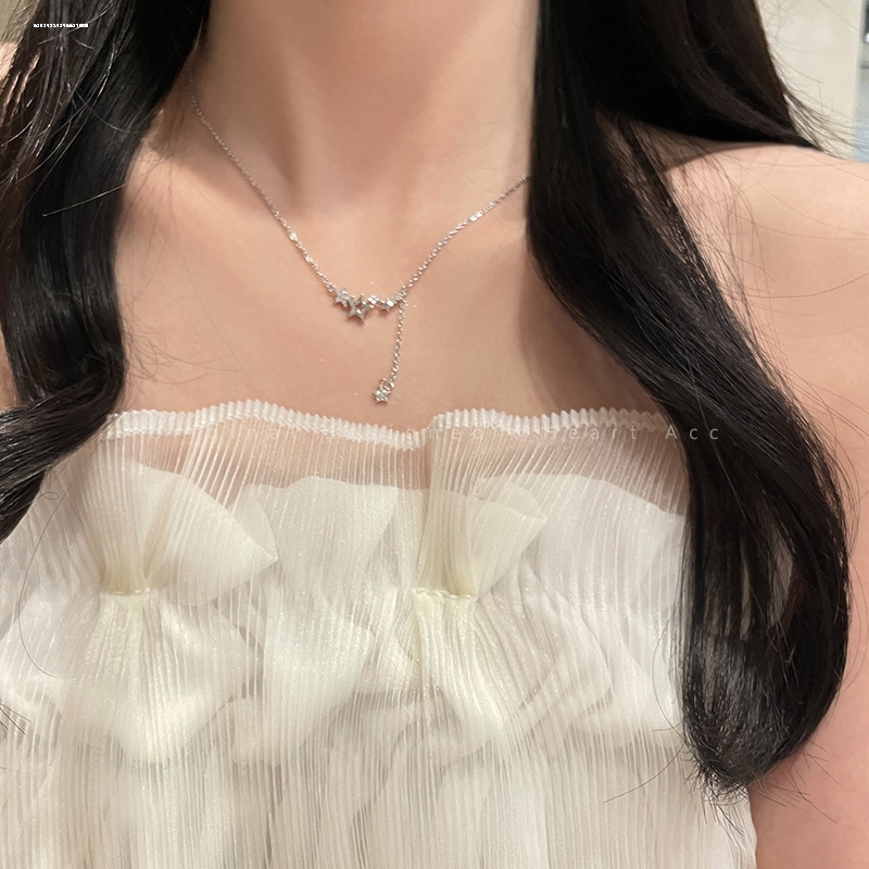 锆石星星项链时尚气质精致潮个性简约百搭女锁骨链新款小众网红