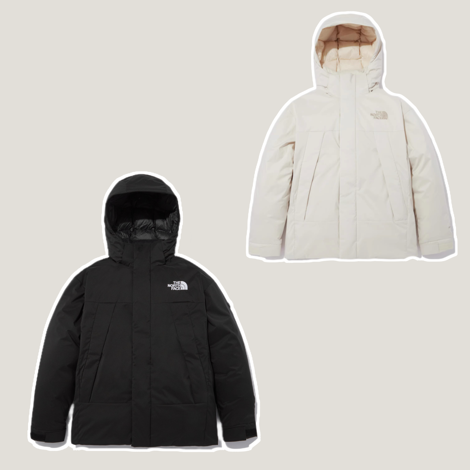 【首尔专属双旦福利】保暖防风男女新款DRYVENT防水鹅绒工装羽绒服