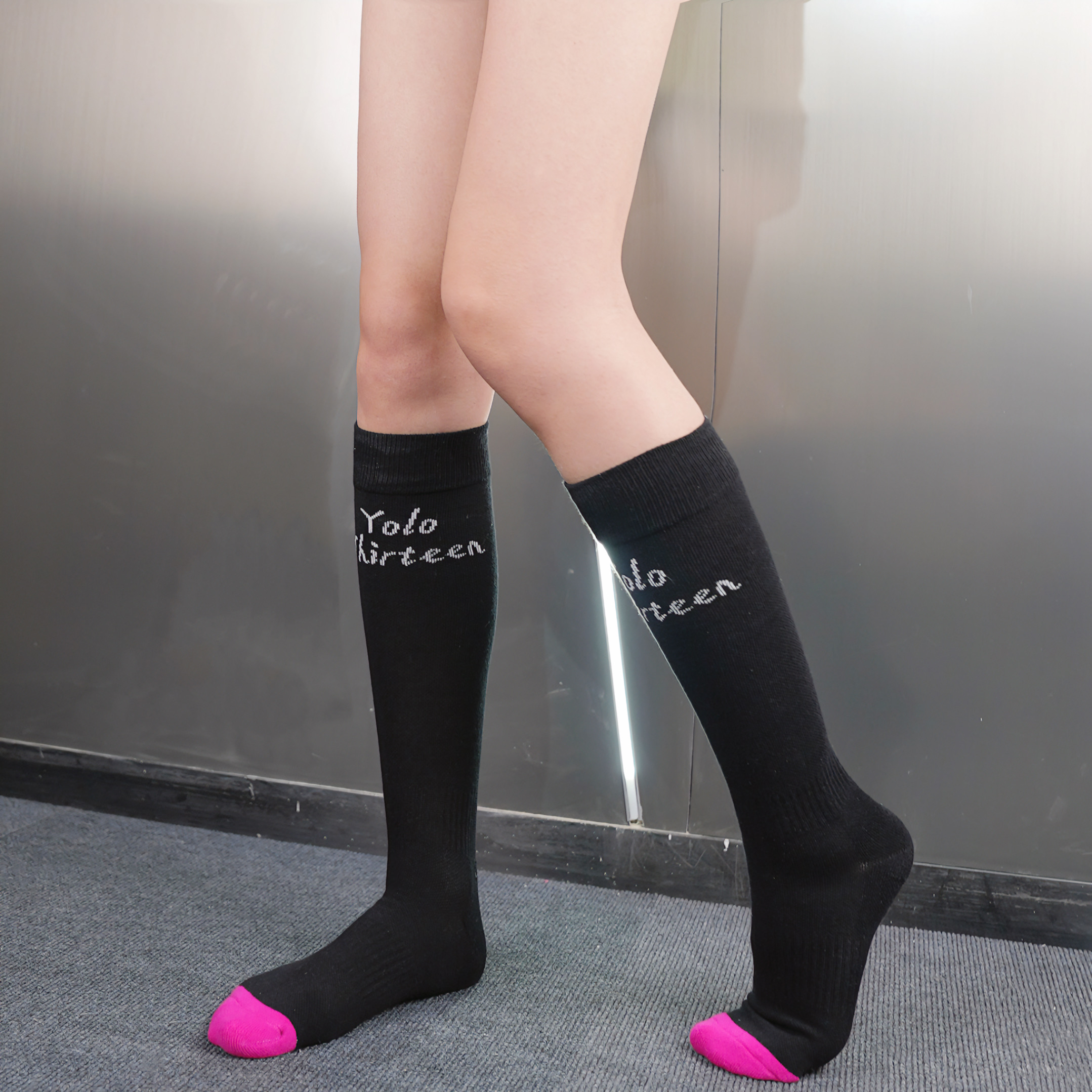 滑雪袜子保暖透气长筒袜户外运动加厚男女袜子冬季