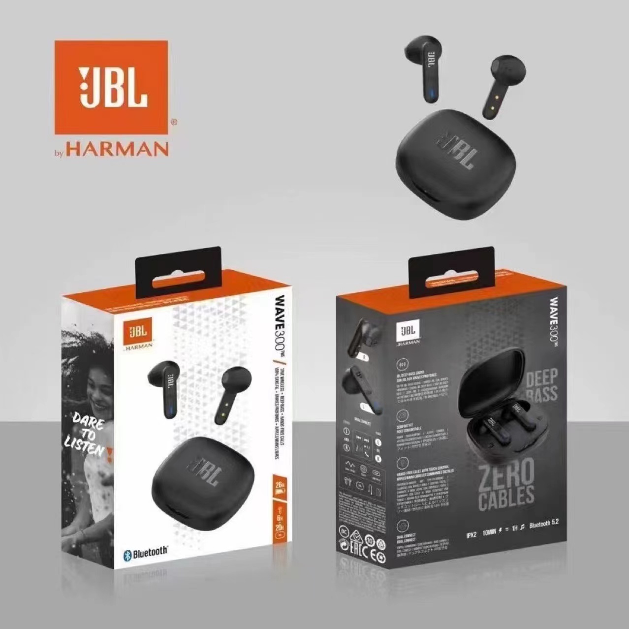 准新品 JBL jbl 19年库存款 介意勿拍 无线蓝牙半入耳式耳机
