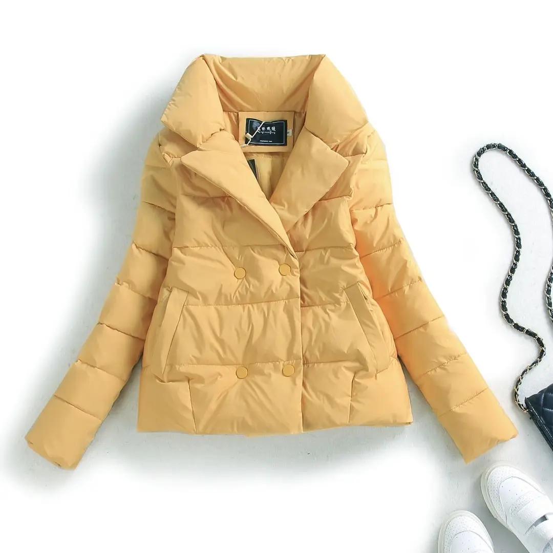 艾莱依羽绒羽绒服女短款2023年冬季新款修身显瘦矮小个子爆款棉衣