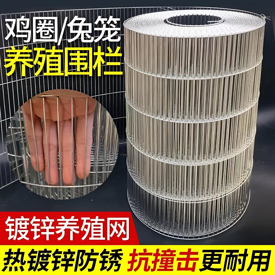 鸟笼网加粗镀锌铁丝鸡鸽网格兔笼子组装网鸽舍围网养殖电焊网结实