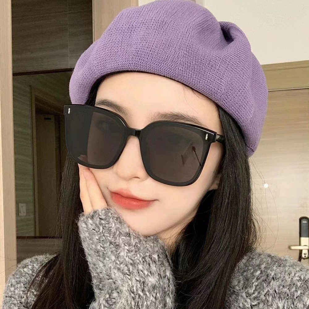 新款网红潮流太阳镜高级感眼镜防晒女优雅防紫外线ins墨镜显脸小