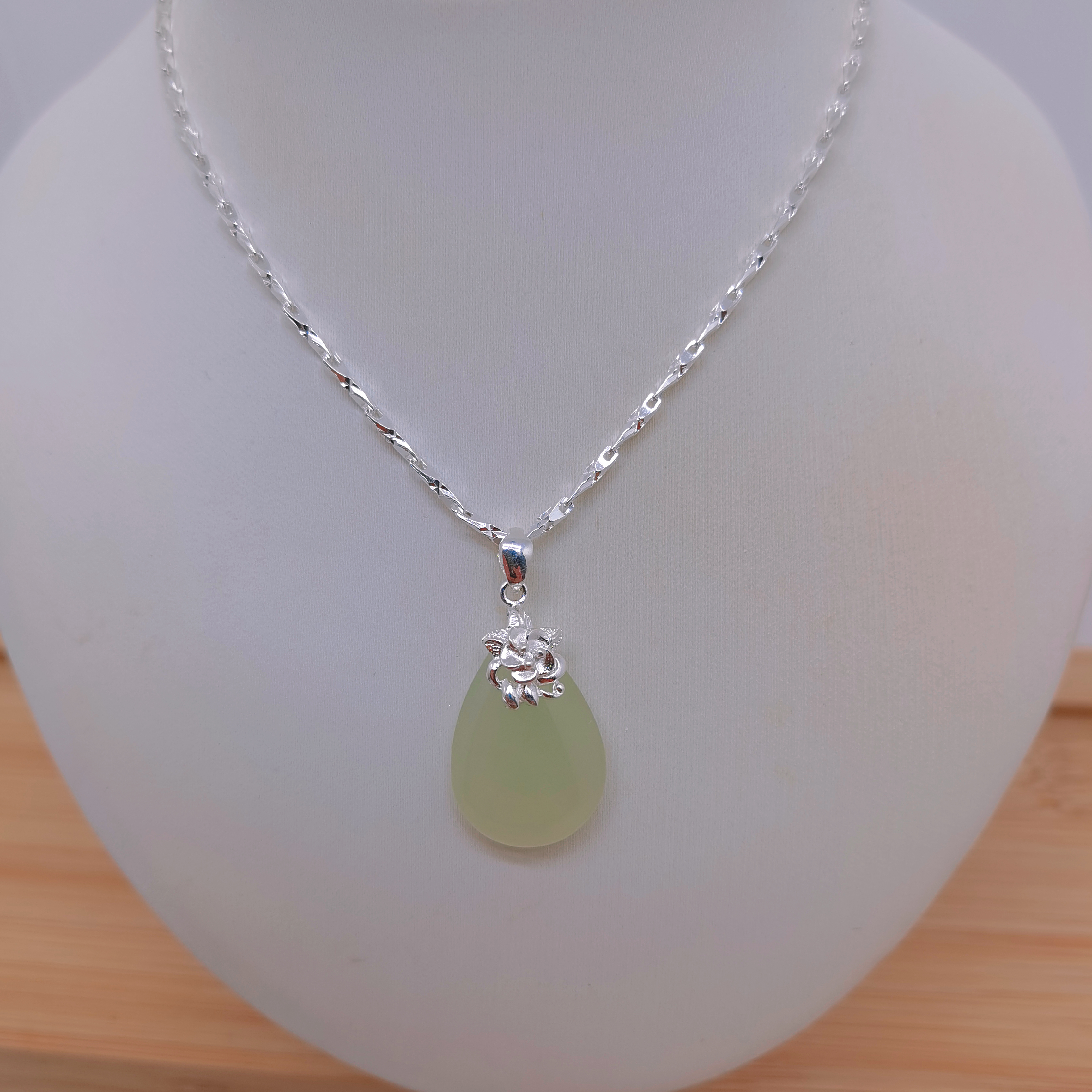 坠链均足银 坠链银色纯银简约女款锁骨链项链精致轻奢吊坠均足银