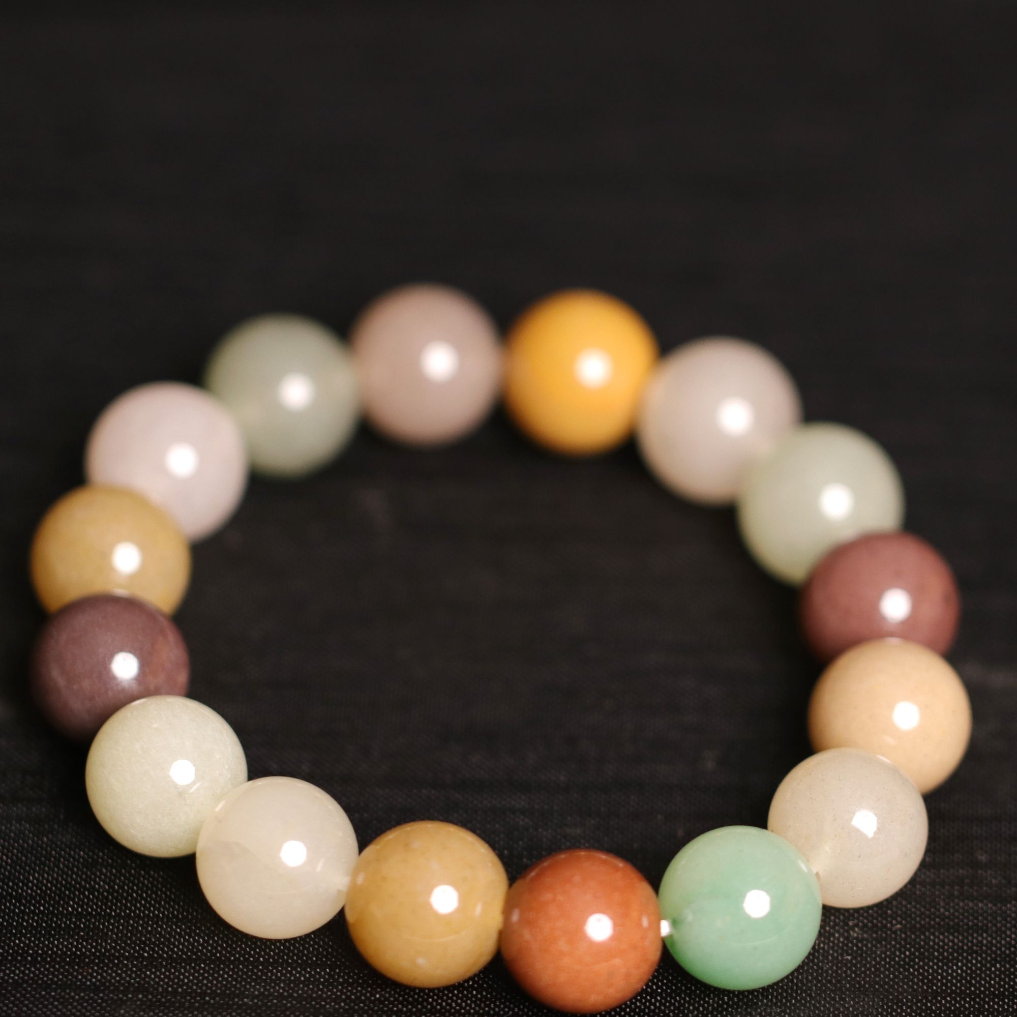 天然密玉五色多宝手串（拍一发一、多样性发一）