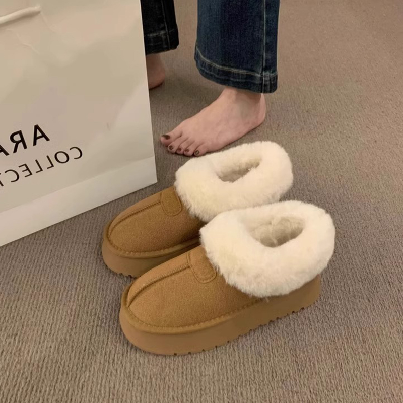 【小扬哥推荐】厚底雪地靴女2023年冬季新款加绒加厚东北大棉鞋保