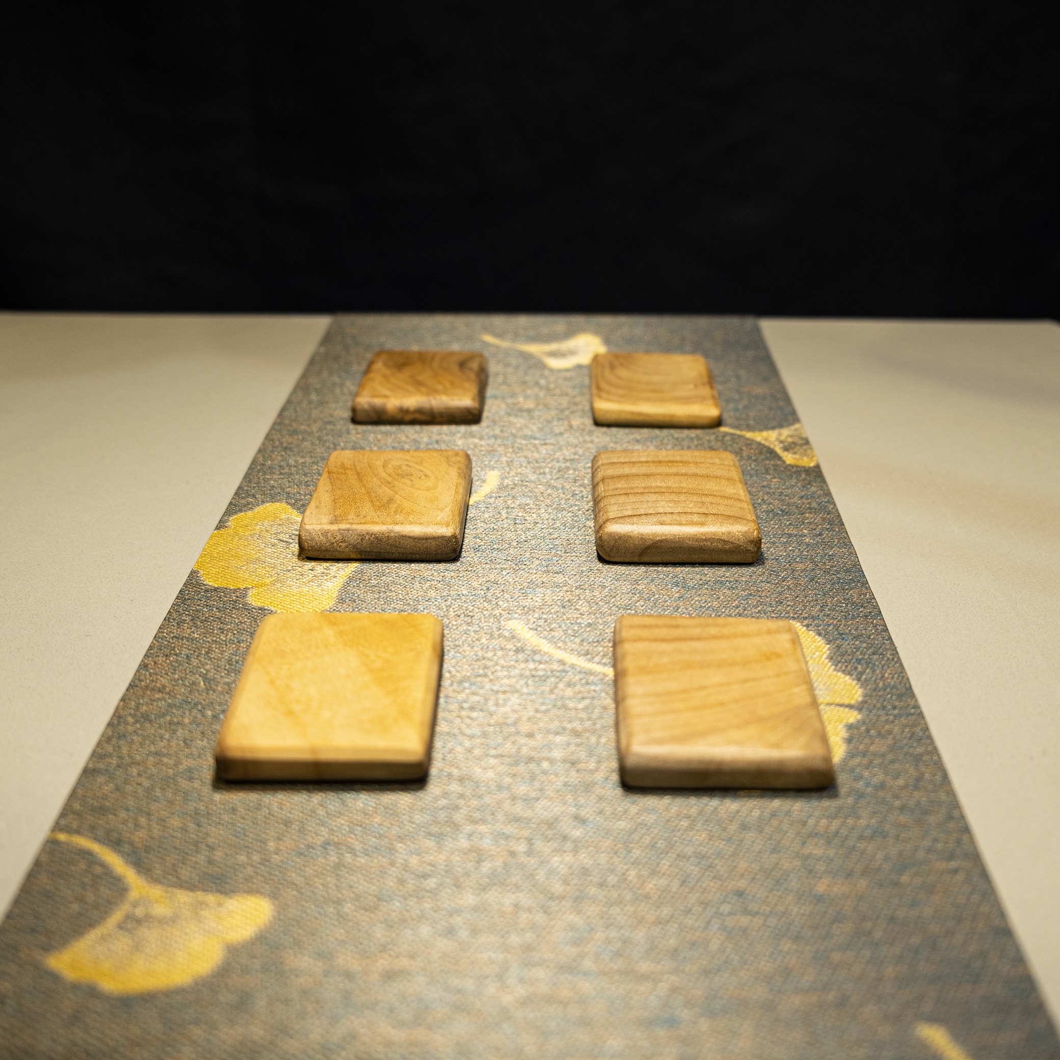 四川金丝楠木小叶桢楠纹理46牌手工中式复古挂件车挂件