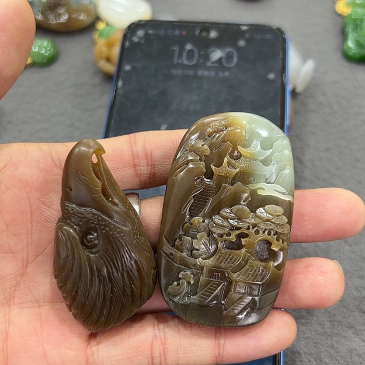 【闪购商品】和田玉挂件未镶嵌陽**：