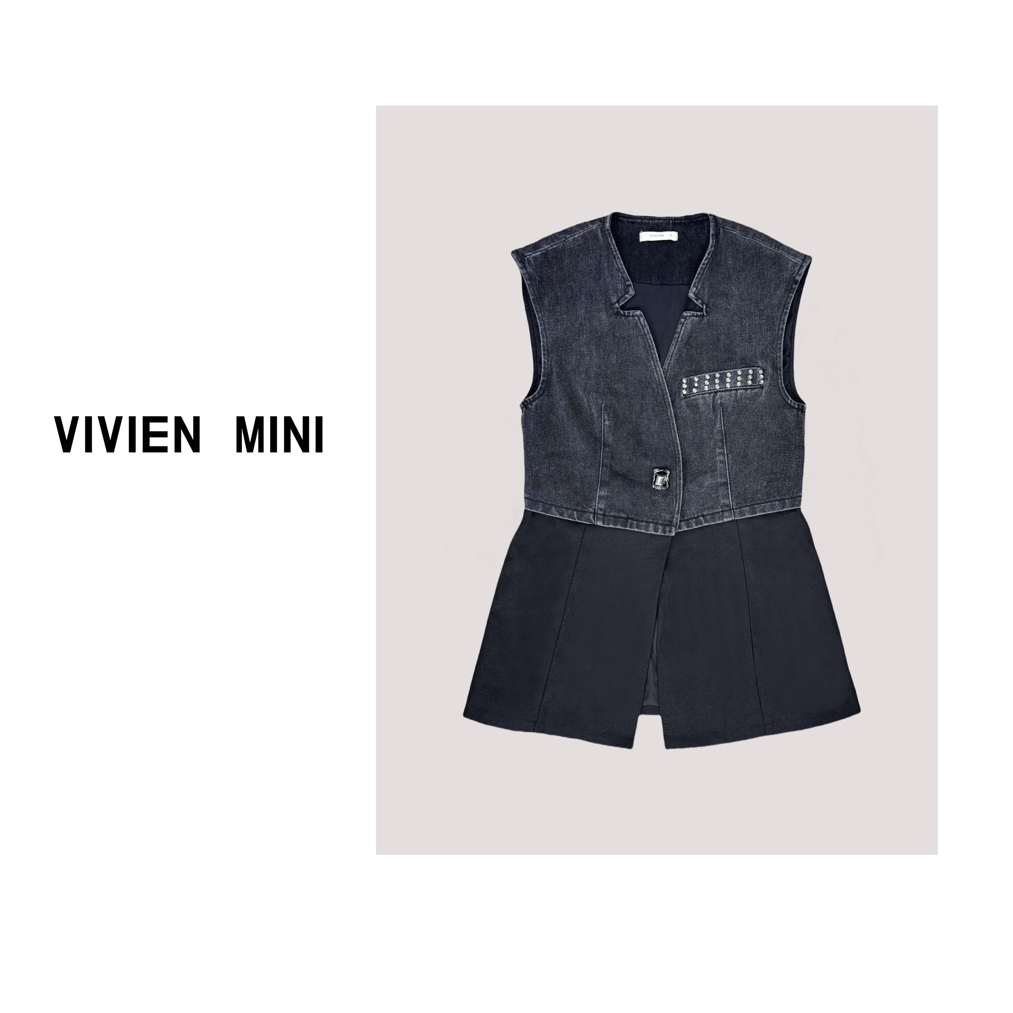 VIVIEN MINI【原创】新款夏季女外套牛仔气质小香风轻奢时尚