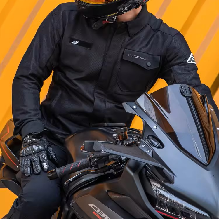 ALTOONA安途纳 长赢摩托车骑行服夏季网眼防摔机车服男女透气