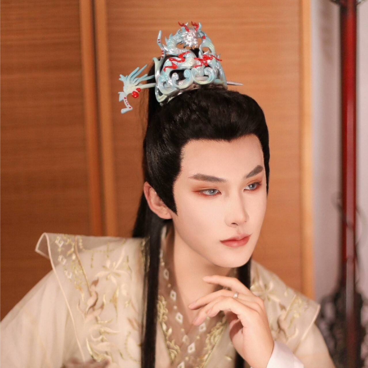 COS罗云熙水龙吟唐俪辞同款发冠3D打印