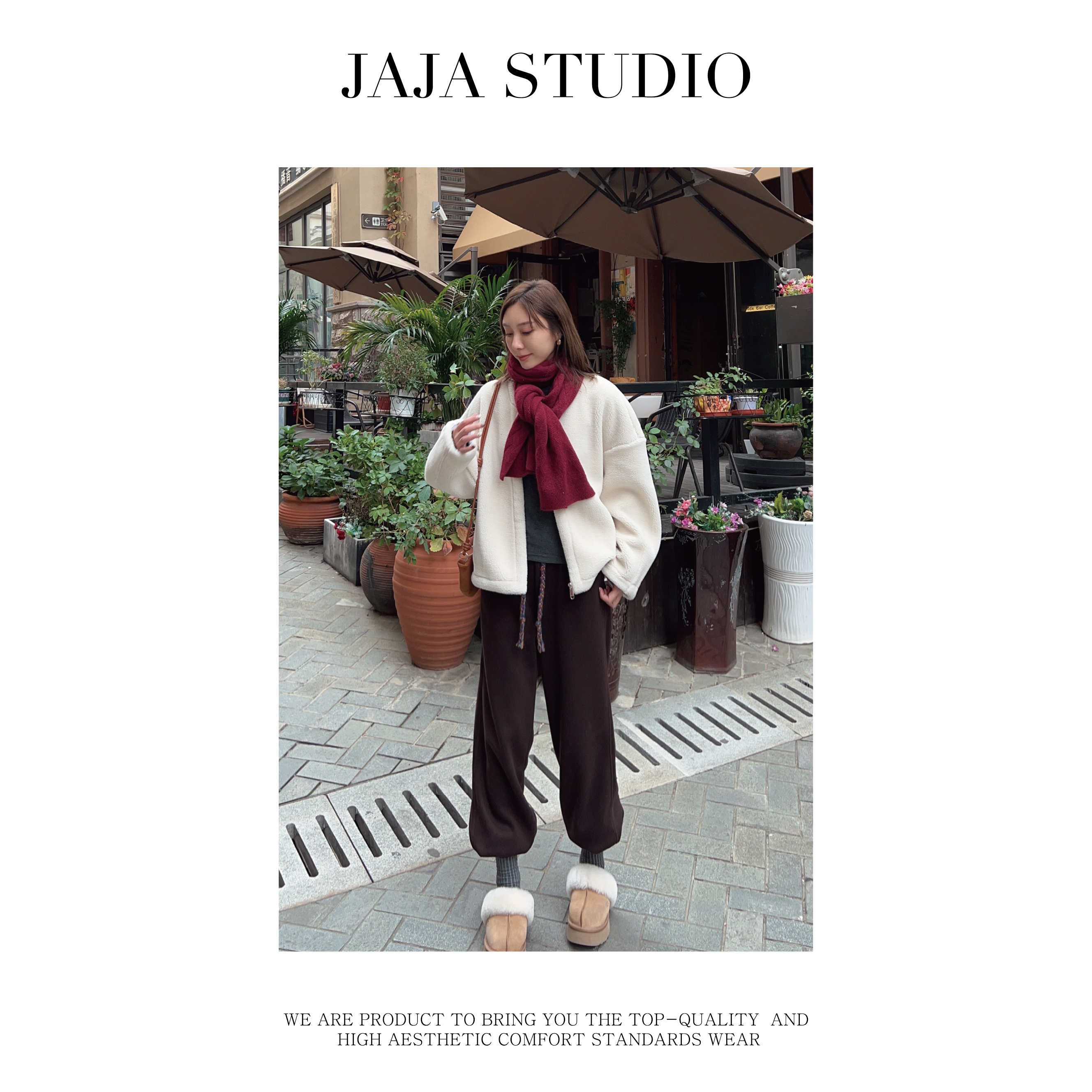 『JAJA佳一』BARNET~巴奶原原羊羔毛外套15528