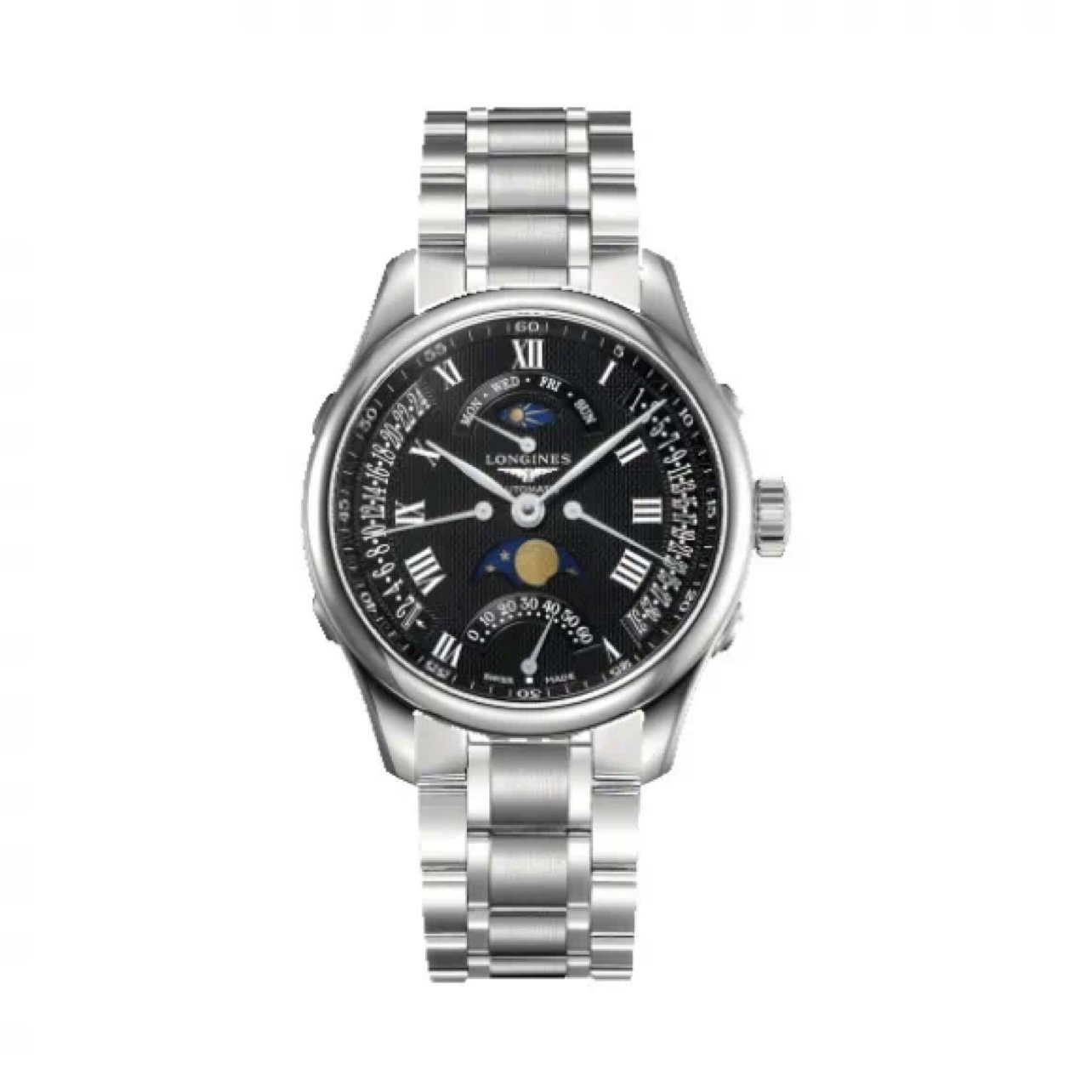 95新 Longines/浪琴 /亚虎2/浪琴/名匠738/男士机械腕表/表径41mm