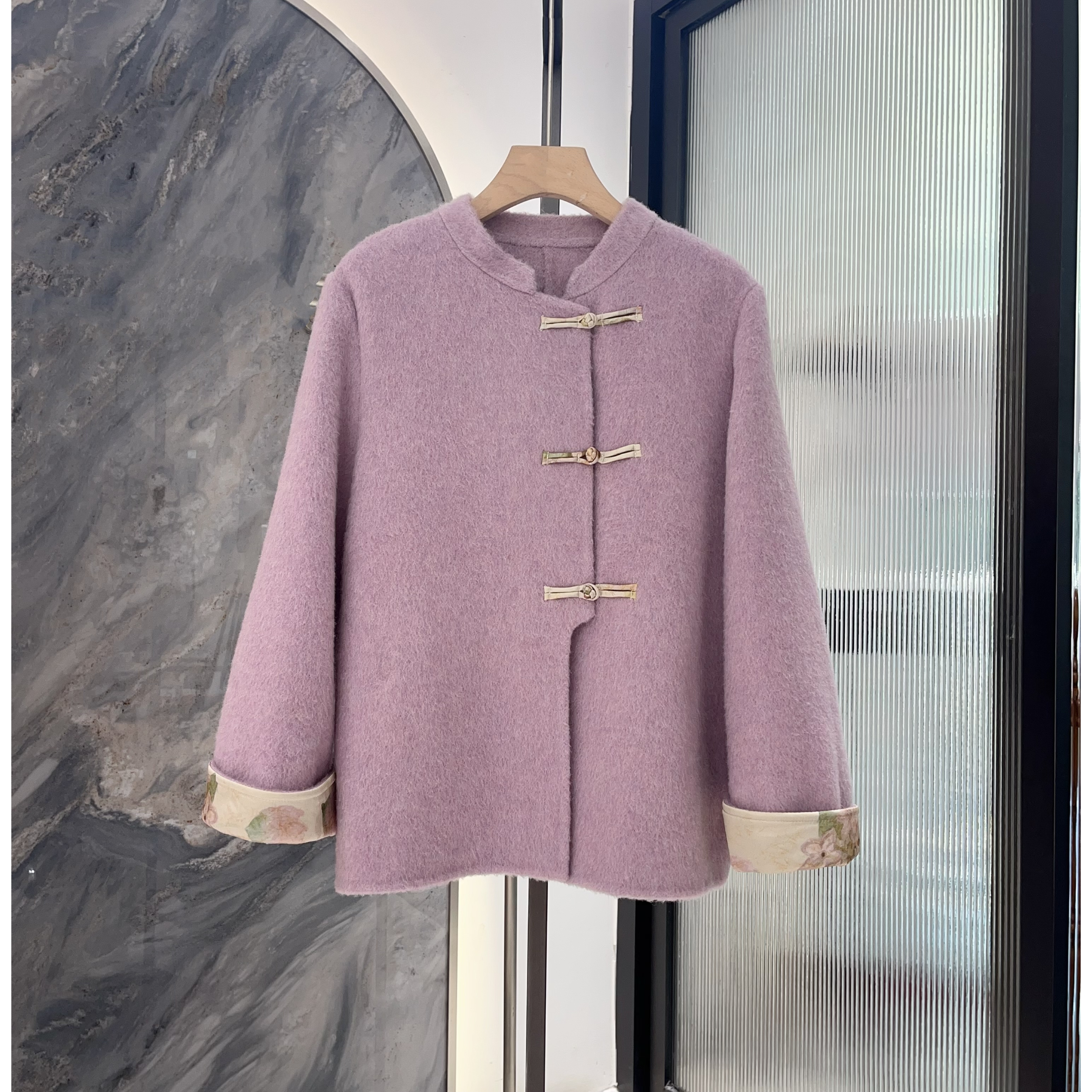 【BAN】新款时尚气质外套G羊大衣2417