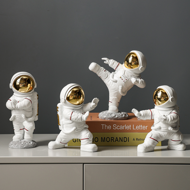 I宇航员摆件家居软装饰品客厅酒柜太空人新房办公室书架小工艺品