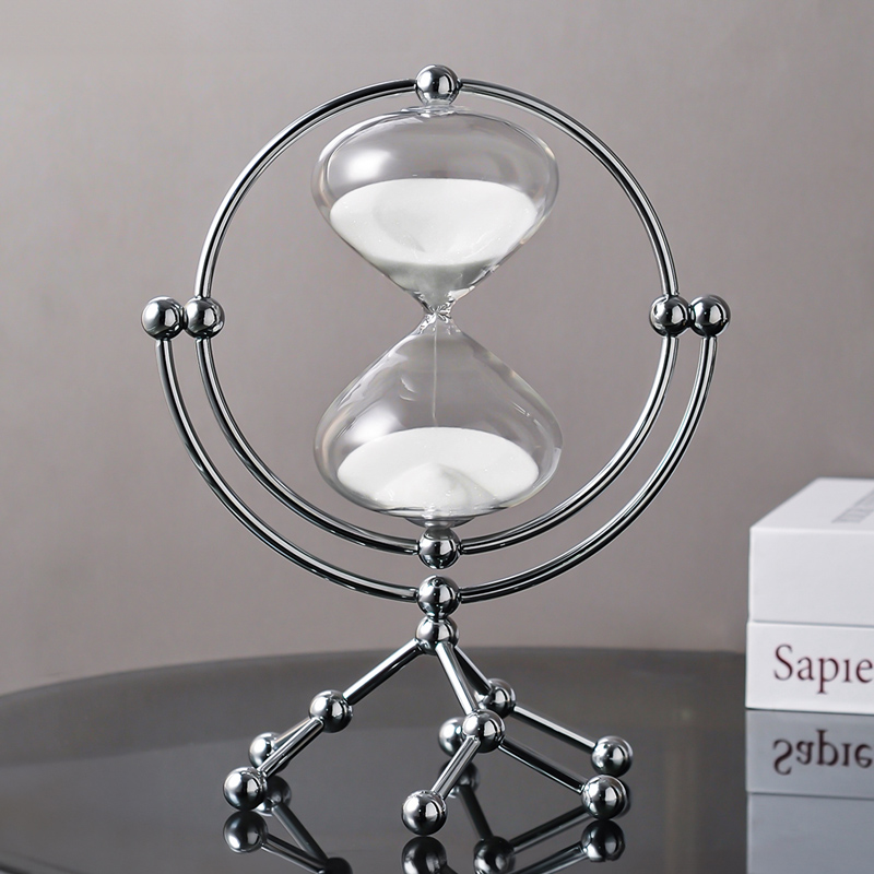 创意轻奢沙漏摆件计时器40分钟书房办公室桌面客厅酒柜家居装饰品