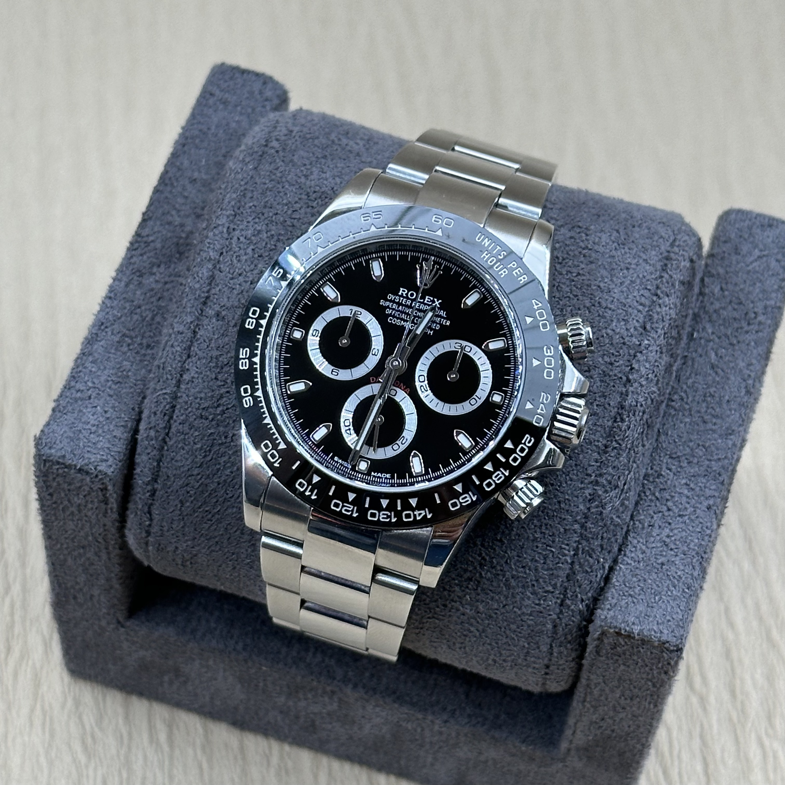 90新 Rolex/劳力士 116500ln黑钢迪熊猫 18年