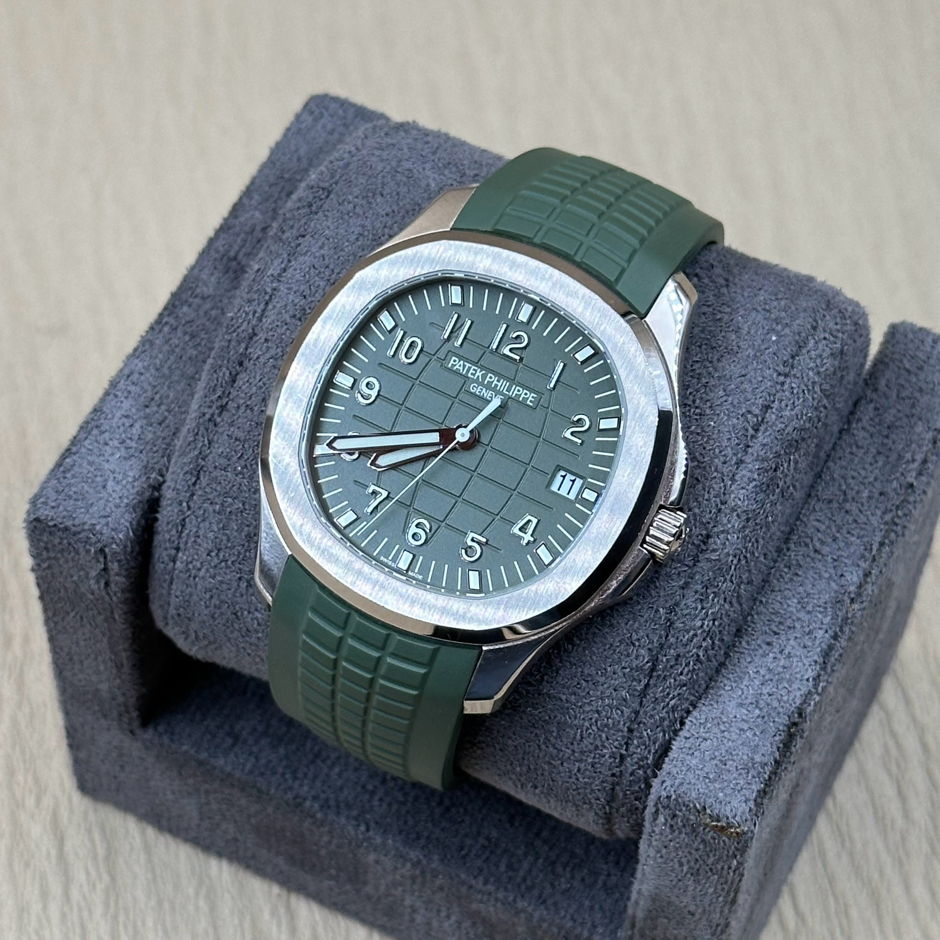 95新 Patek Philippe/百达翡丽 pp5168g白金牛油果手雷 21年全套