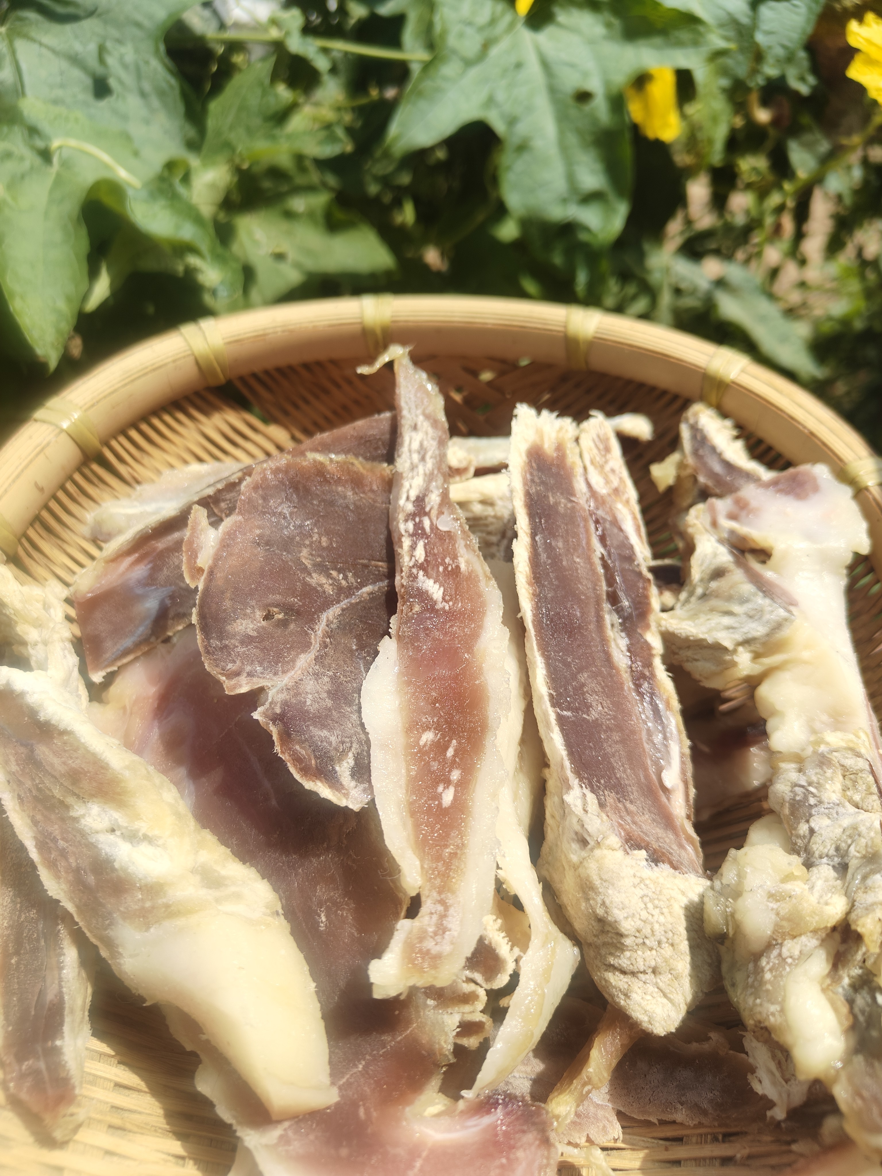 金寨黑毛猪碎渣渣腊肉咸肉(去皮去骨肥瘦相间)