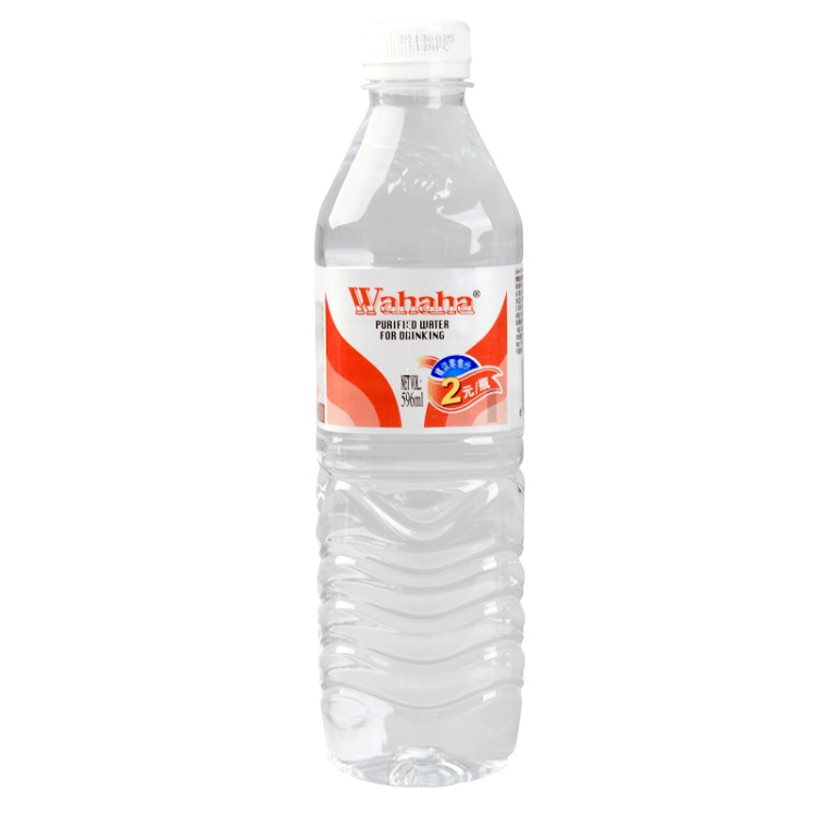 娃哈哈 饮用纯净水 596ml*12瓶/包