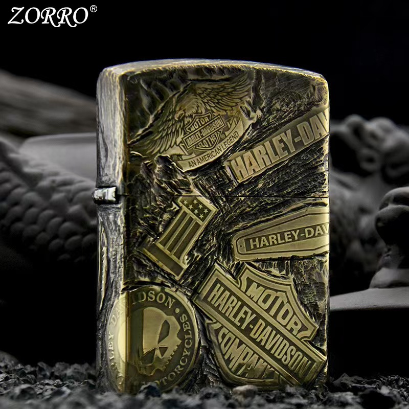 ZORRO佐罗黄铜盔甲改价链接不是哈雷十一章打火机